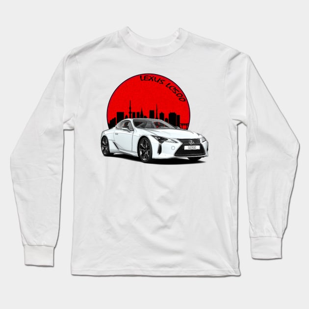 Lexus LC500 Long Sleeve T-Shirt by T-JD